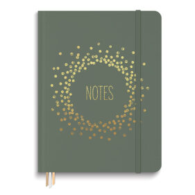 Sage Copper Burst Large Journal