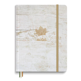 Weathered Gold Weave Large Journal