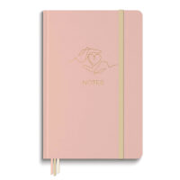 Cashmere Sweet Heart in Hand Medium Journal