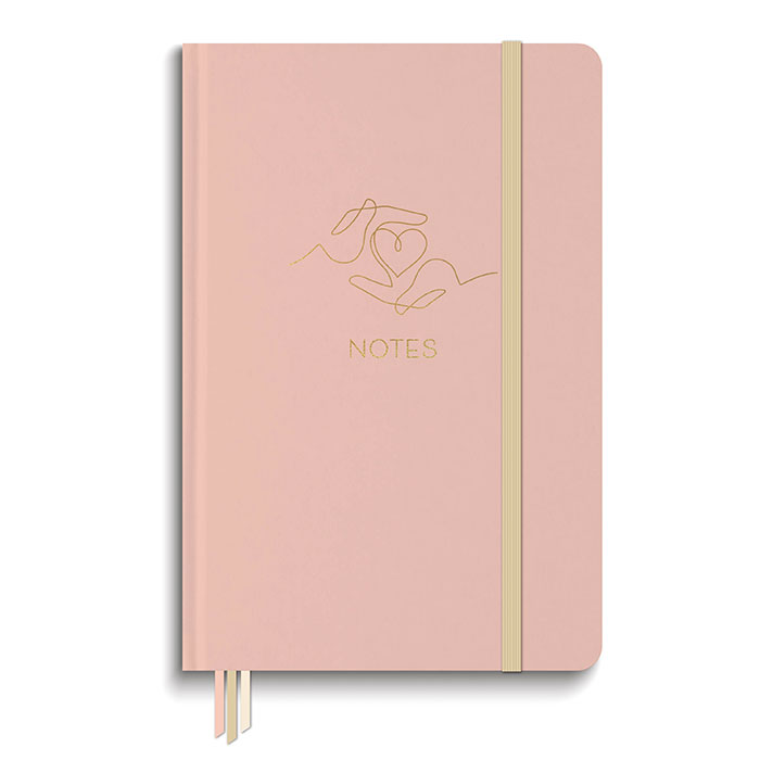 Cashmere Sweet Heart in Hand Medium Journal - Southworth