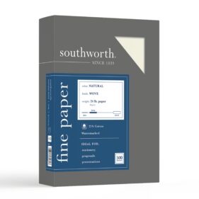 25% Cotton Natural Business Paper, 24 lb. (404NC)