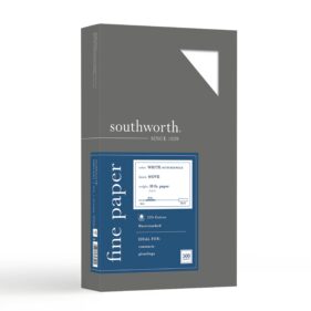 business paper 25% cotton southworth white red rule