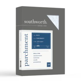 Blue Parchment paper