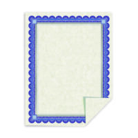 Certificates, Ivory/Blue Border, 24 lb. (CT1R) - Image 2