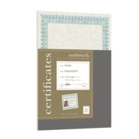 Certificates, Ivory/Green Border, 24 lb. (CT3R)