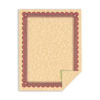 Certificates, Copper/Copper Border, 24 lb. (CT5R) - Image 2