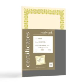 Resume Paper, 100% Cotton Ivory, 32 lb. (RD18ICF) - Southworth