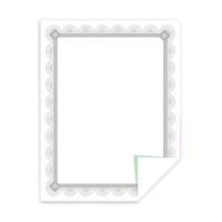 Certificates, White/Silver Foil Border, 66 lb. (CTP2W) - Image 3