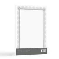 Certificates, White/Silver Foil Border, 66 lb. (CTP2W) - Image 2