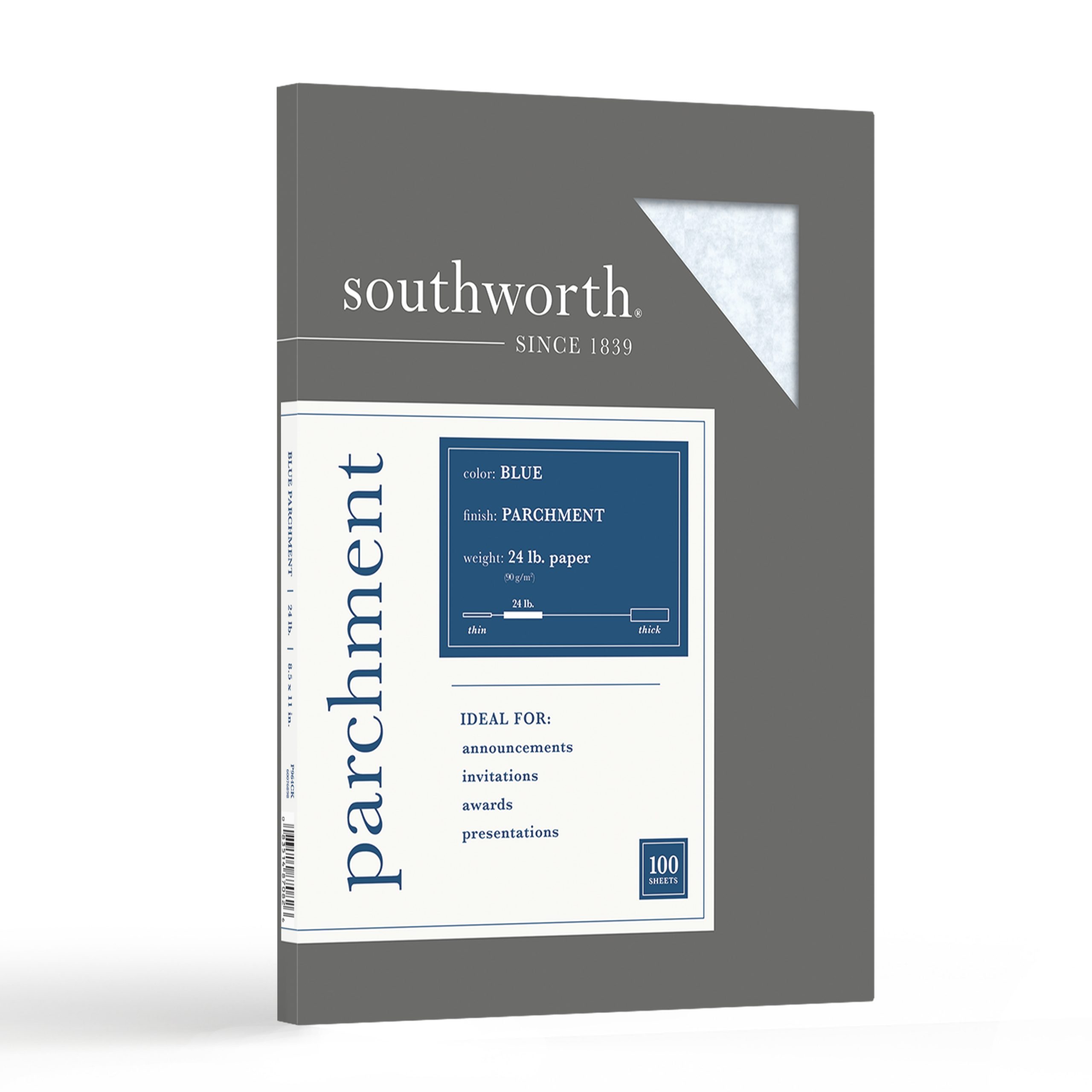 Parchment Paper Blue, 24 lb. (P964CK) - Southworth