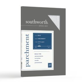 Gray parchment paper