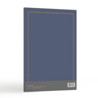 Certificate Jackets, Navy/Gold Border, 105 lb. (PF6) - Image 2