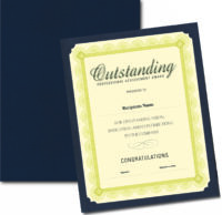 Certificate Holders, Navy/Linen, 105 lb. (PF8) - Image 4