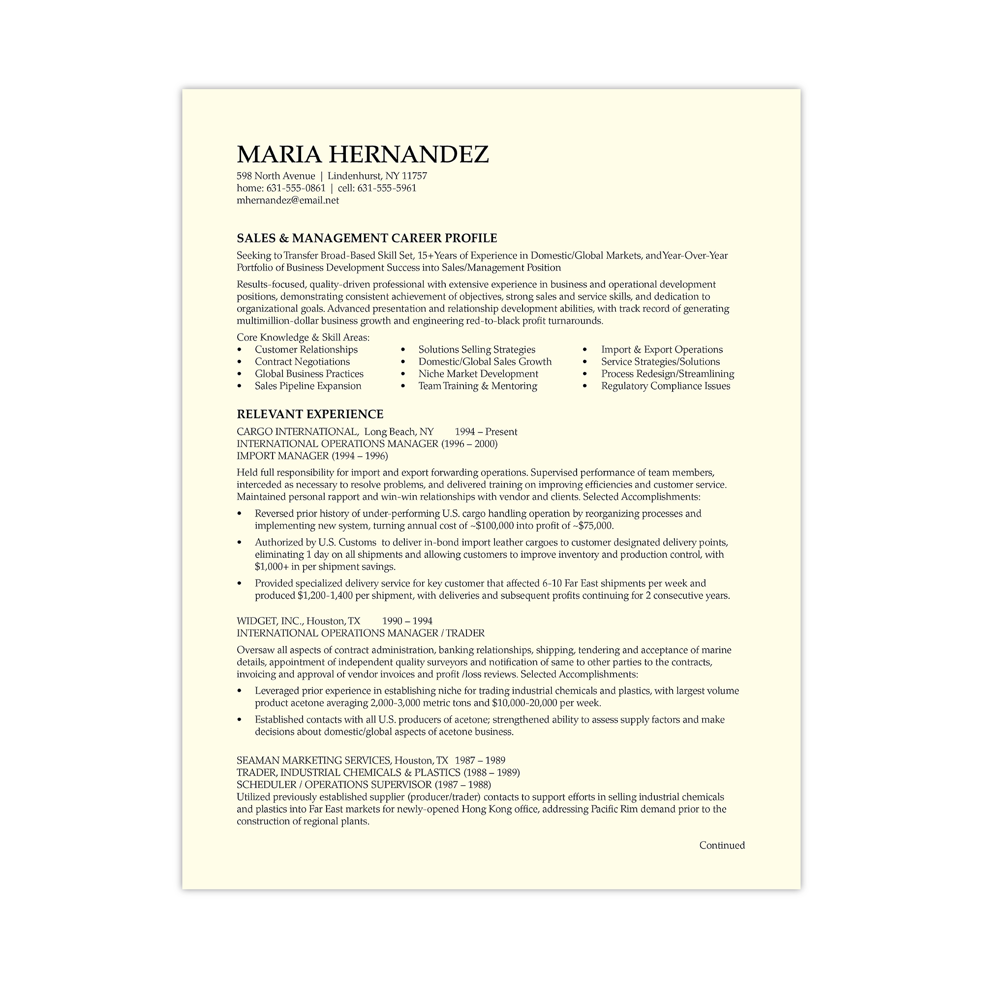 Linen Resume Paper (Ivory)