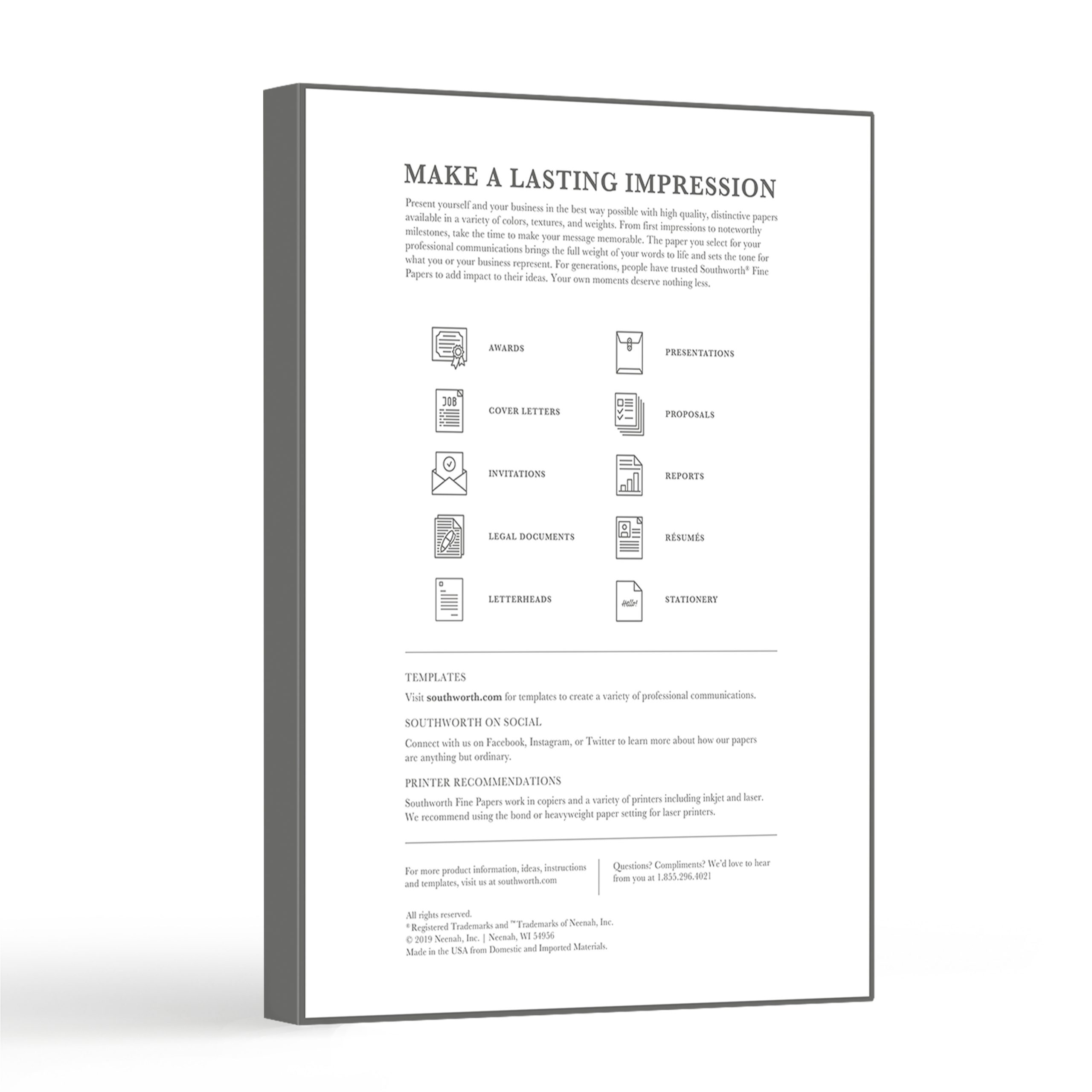 Linen Resume Paper (Ivory)