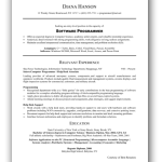 chronological resume template southworth