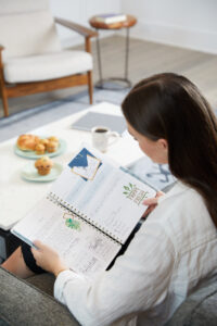 Whimsical Prairie Floral Large Planner - Image 6