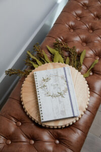Rustic Sage Blossom Wreath Planner - Image 3
