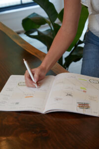 Moody Floral Bouquet Large Planner - Image 4