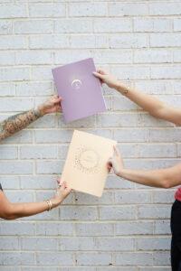 Celestial Bohemian Dusty Purple Large Planner - Image 6
