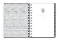 Black Metallic Zebra Medium Planner - Image 2