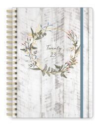 Rustic Sage Blossom Wreath Planner