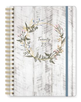 Rustic Sage Blossom Wreath Planner