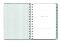 Playful Mint & Silver Links Medium Planner - Image 2