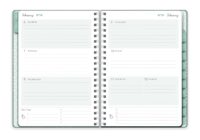 Playful Mint & Silver Links Medium Planner - Image 10