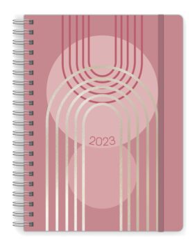 Playful Rust & Pearl Links Large Planner