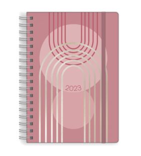 Playful Rust & Pearl Links Medium Planner