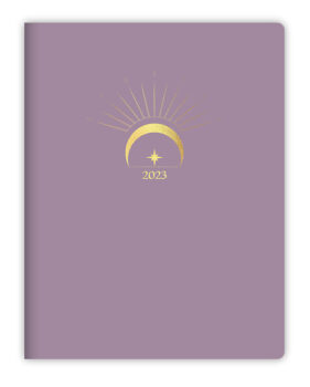 Celestial Bohemian Dusty Purple Large Planner