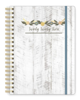Rustic Golden Blossom Swag Large Planner