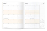 Metallic Burst Sky Tones Peach Large Planner - Image 6