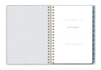 Rustic Sage Blossom Wreath Medium Planner - Image 2