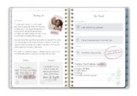 Rustic Sage Blossom Wreath Medium Planner - Image 6