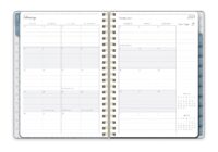 Rustic Sage Blossom Wreath Medium Planner - Image 9