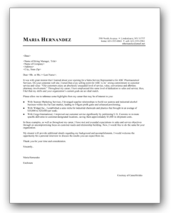 chronological cover letter sales template southworth