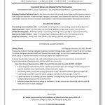 customer service resume template