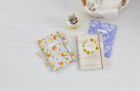 Sweet Citrus Floral Large Twin-Wire Planner - Image 4