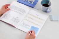 China Blue Floral Large Flex Cover Planner - Image 3