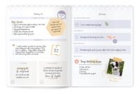 2024 Lovely Lavender Floral Bouquet Flex Cover Planner - Image 3