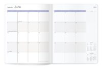 2024 Lovely Lavender Floral Bouquet Flex Cover Planner - Image 5