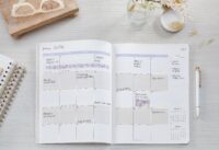 2024 Lovely Lavender Floral Bouquet Flex Cover Planner - Image 6