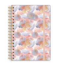 2024 Soft Watercolor Medium Twin Wire Planner