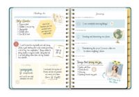 2024 Teal with Golden Links Medium Twin Wire Planner - Image 3