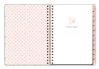 2024 Coral Bouquets Large Twin Wire Planner - Image 3