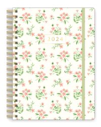 2024 Coral Bouquets Large Twin Wire Planner