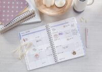 2024 Coral Bouquets Large Twin Wire Planner - Image 4