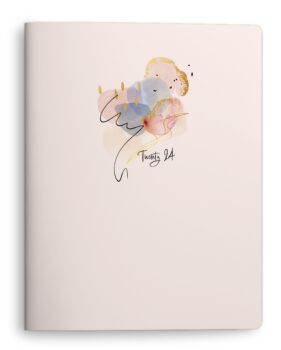 2024 Soft Watercolor Flex Cover Planner